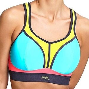 Panache Sport Wire-Free Sports‎ Bra Moisture Wicking Womens 32G UK 32I USA